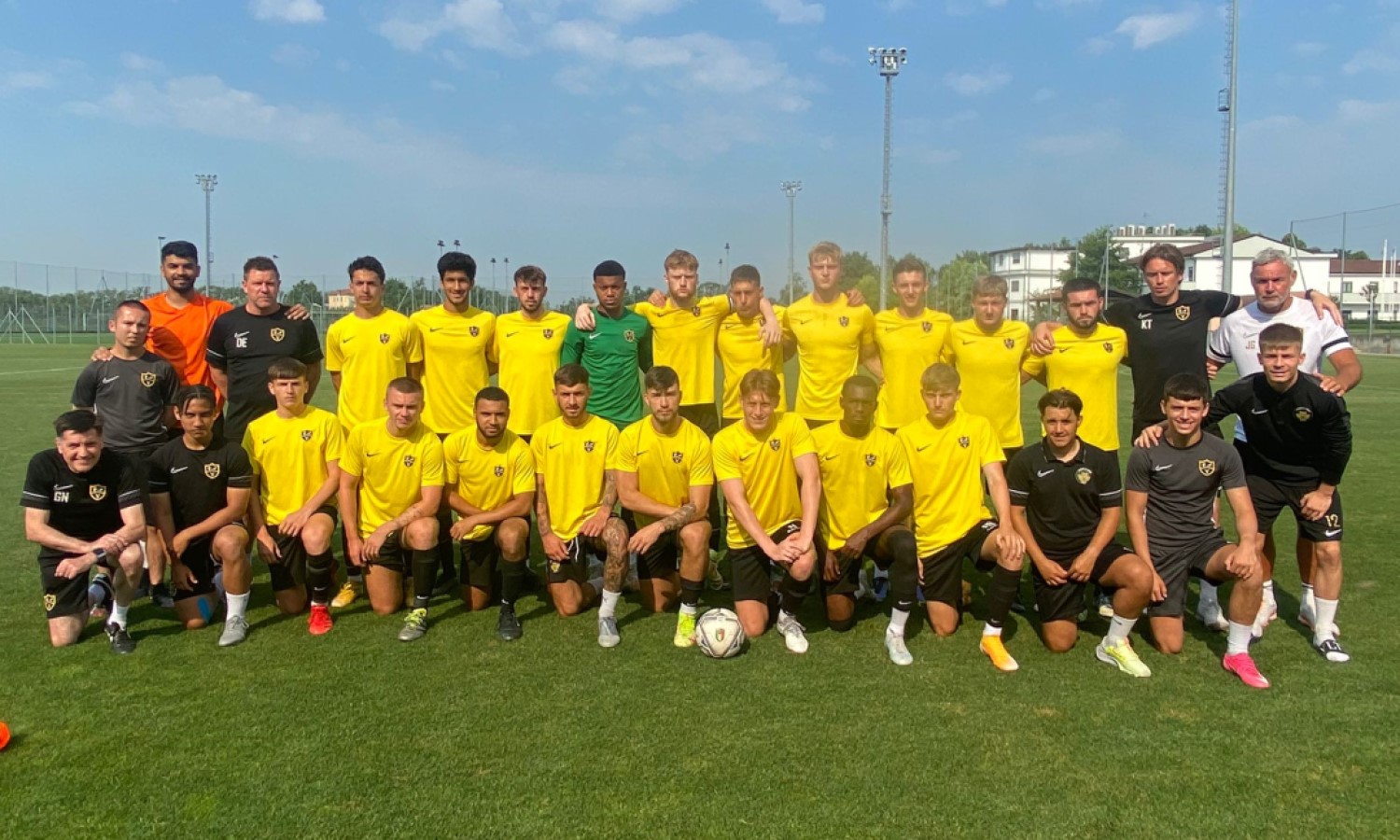 Park View Academy of Sport elite football squad in Italy