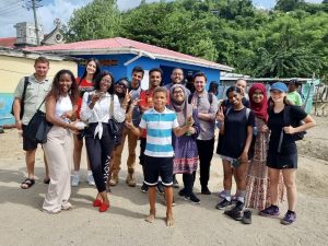 University of Birmingham students meeting local communities in Saint Lucia